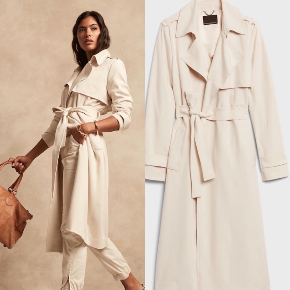 Banana Republic Soft Trench Coat